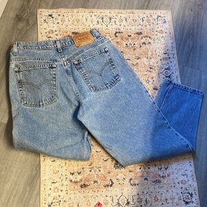 VINTAGE Levi’s 550 Relaxed Fit Tapered Leg Hi Rise Moms Jeans Sz 14P